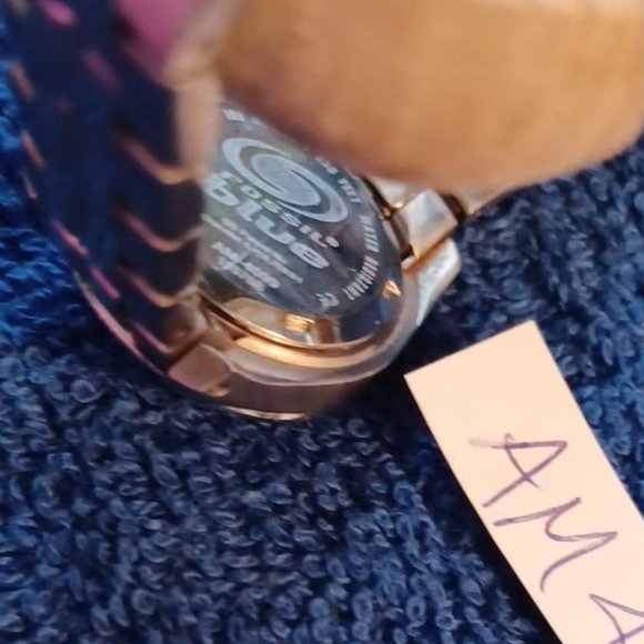 Unisex FOSSIL BLUE AM4099 with black face andnew battery - Picture 2 of 4